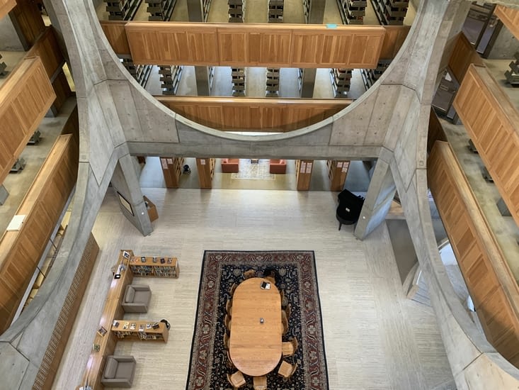 Inside the school library