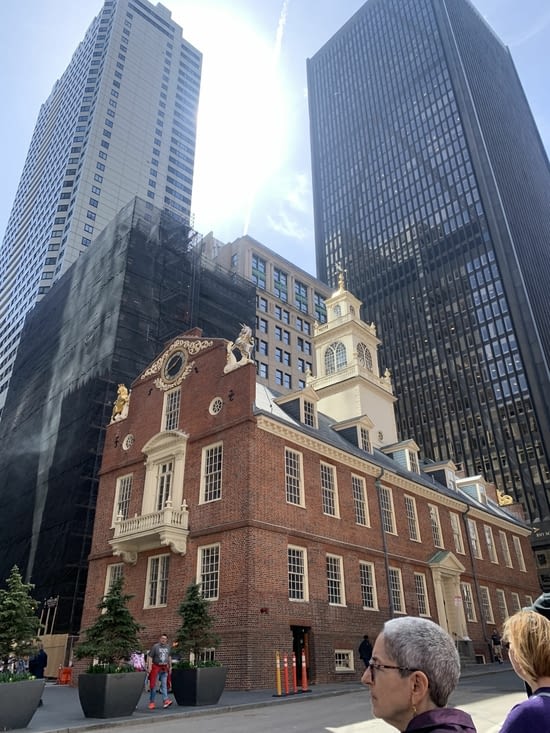 Mix of old and new buildings