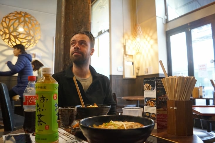 Voyage au Japon lors d'une pause repas