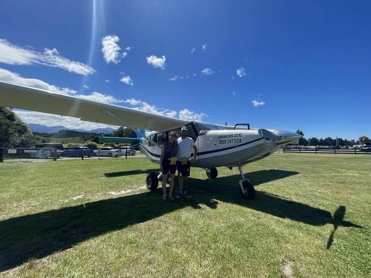 Balade en coucou sur les hauteurs de Kaikoura
