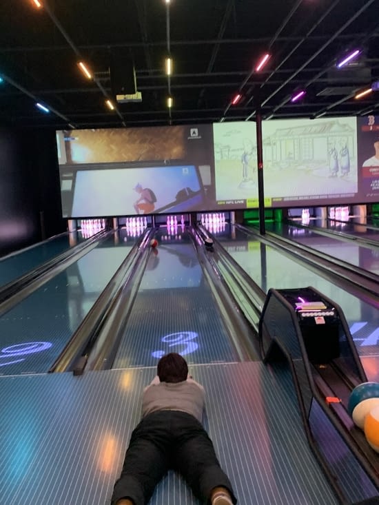 Bowling with American peoples !