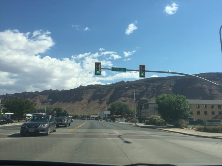Moab, ville carrefour des randos du coin, un San Pedro puissance 100