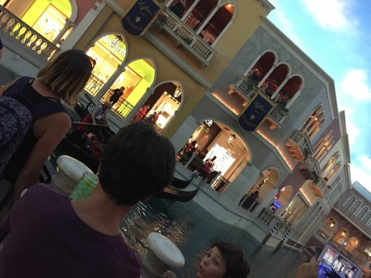 Les gondoles à Vegas