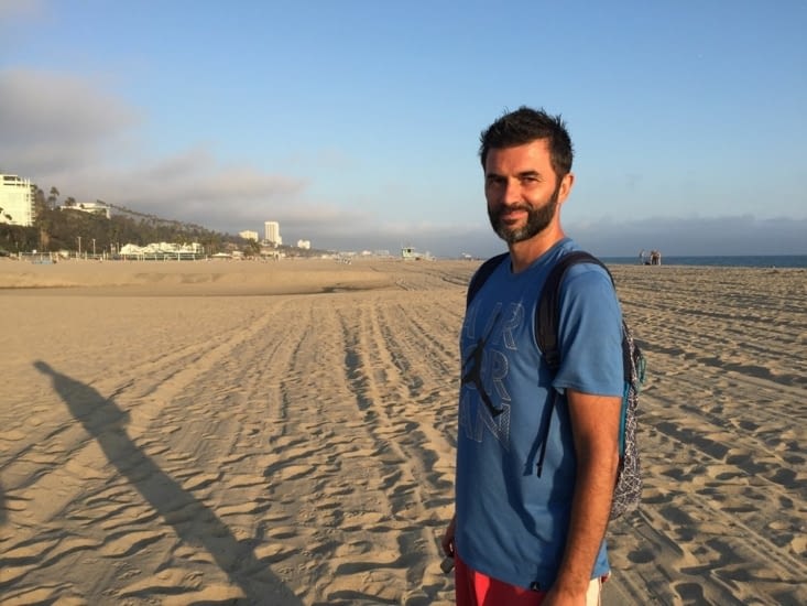 Arrivé à Santa Monica !