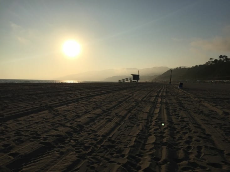Coucher de Soleil à Santa Monica / L.A.