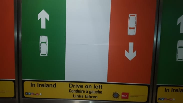 Bon on a compris de quel côté on doit conduire... 