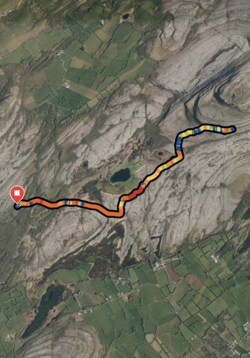 Le parc national du Burren : 6 km