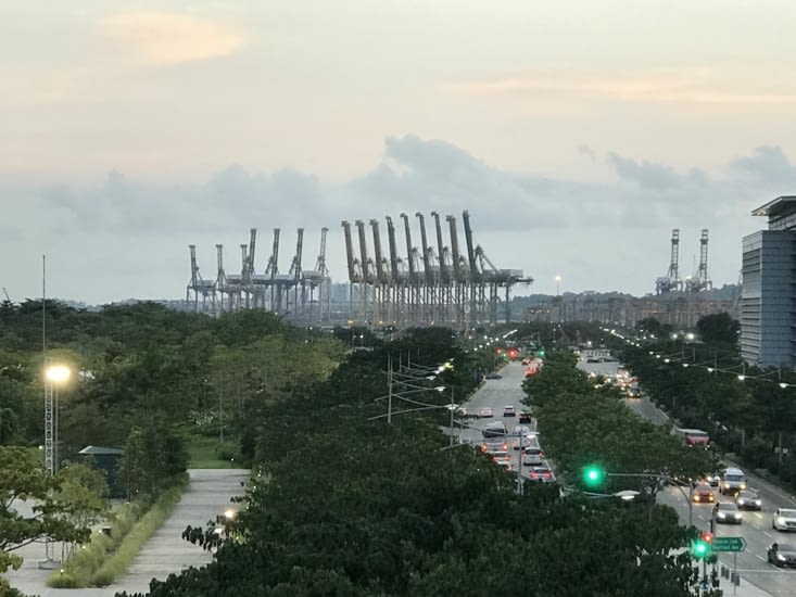 Le port de Singapour