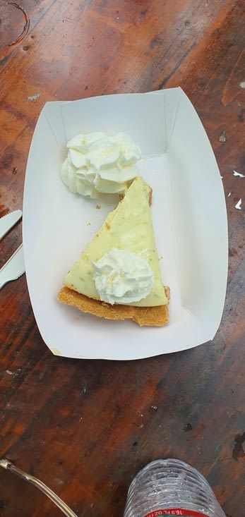La spécialité: la "Key Lime Pie": une sorte de Cheese Cake au citron. C'est assez bon!