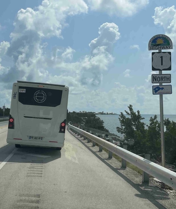 On reprend la Highway 1 dans l'autre sens vers les Everglades