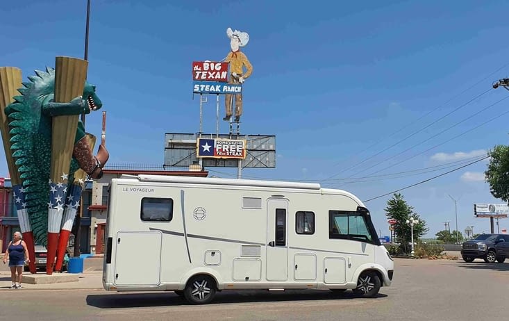 Le cowboy fétiche du Big Texan Ranch et de la route 66