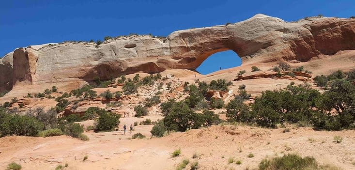 Wilson Arch toujours en bord de route vers Moab