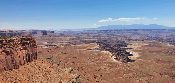 Les crevasses de Canyonlands