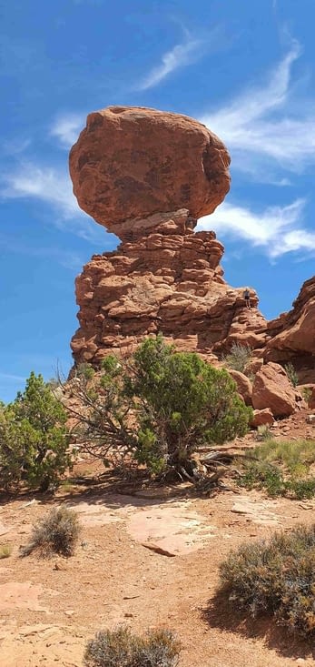 Balanced Rock, rocher en équilibre à 39m du sol