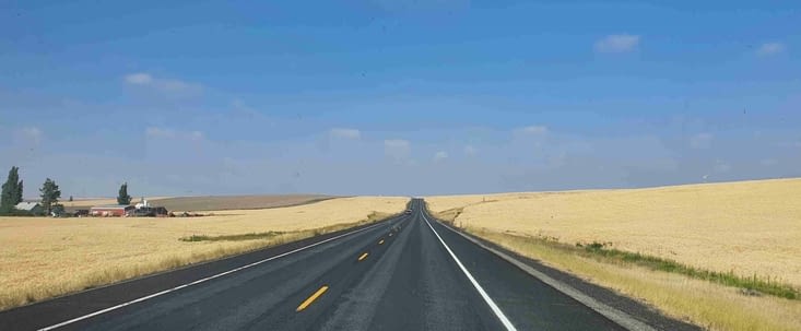 Des champs de céréales à perte de vue