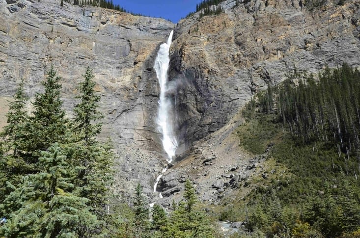 Les chutes Takakkaw