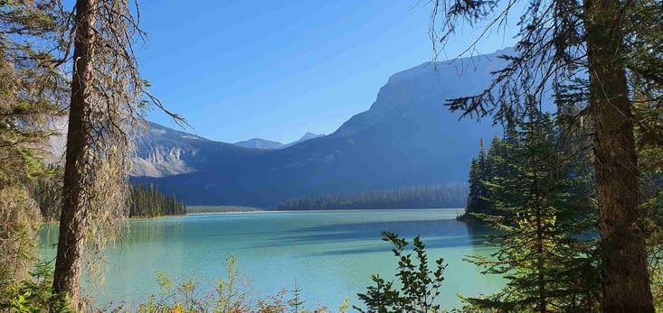 Le lac au départ du sentier