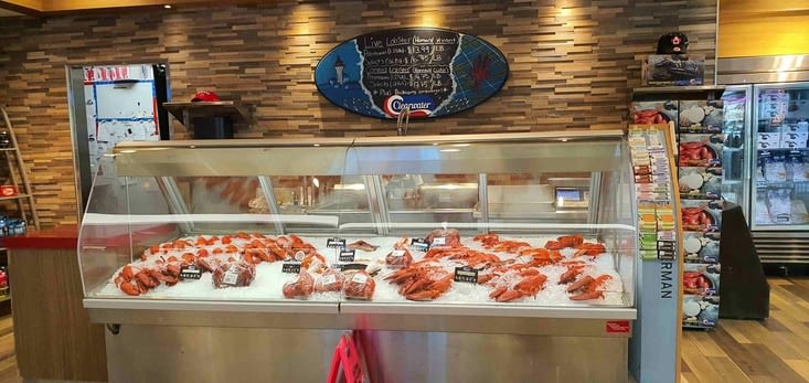 Ce pays est vraiment le pays du homard. Ils en vendent même à l'aéroport!
