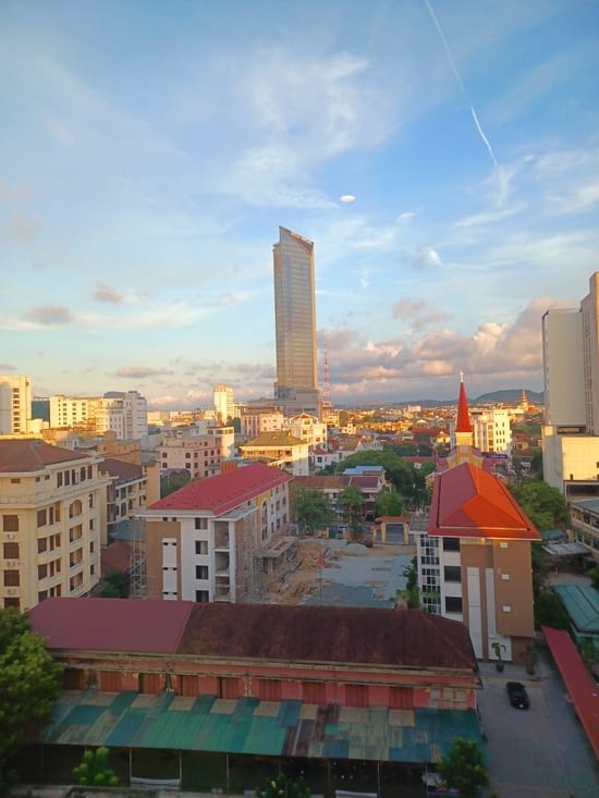 Vue de l'hôtel, 9e étage !!!