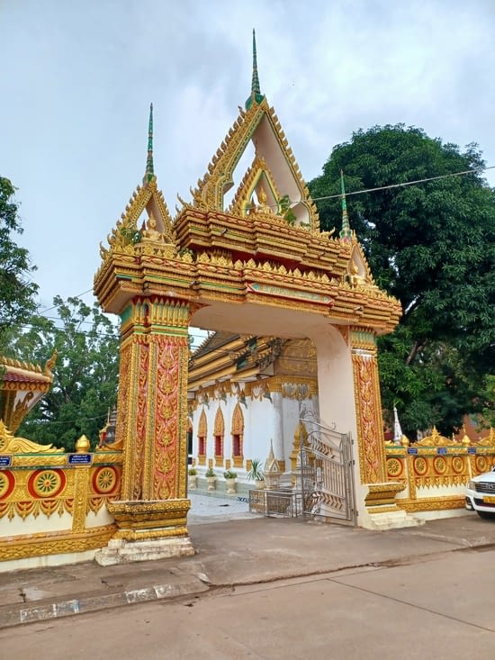 Temple, Vat Na Bo face au Mékong