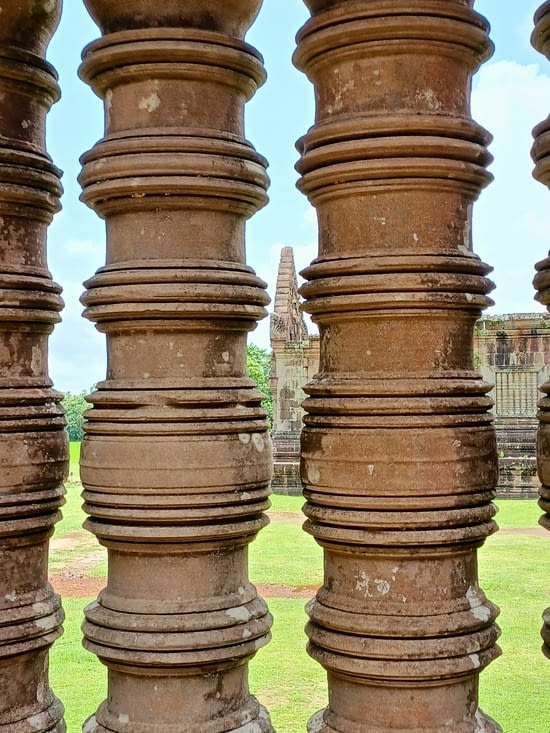 Les balustres qui ont inspirées le Temple de Luang Prabang : le Vat Wisunarat