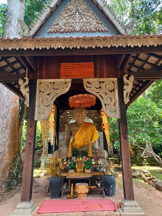 Bouddha cache par la jungle donc intacte