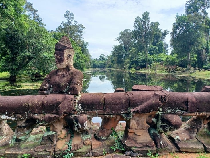 Entrée pillée inspirée d'Angkor Thom