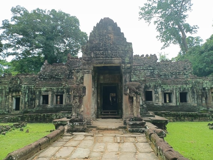 Le Temple Preah Khan à été construit pour le père du roi de l'époque