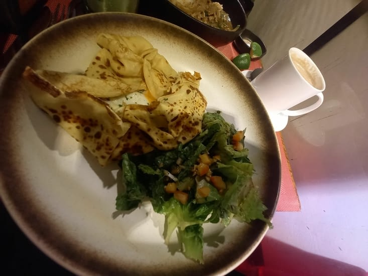 Crêpe œuf et fromage