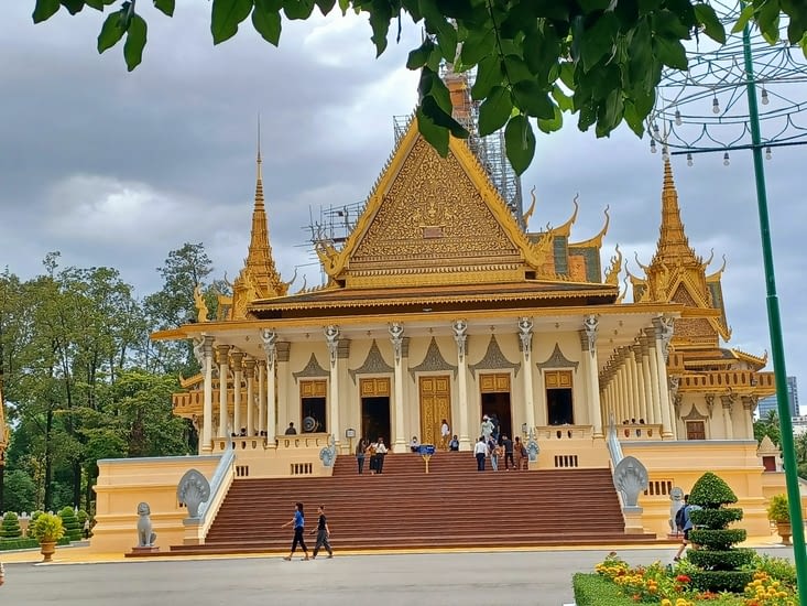 Le palais des réceptions .....