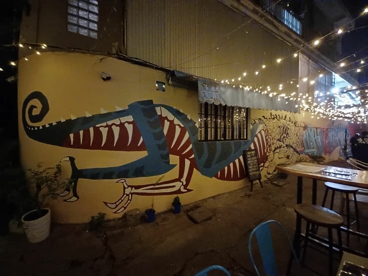 La queue de l'animal....