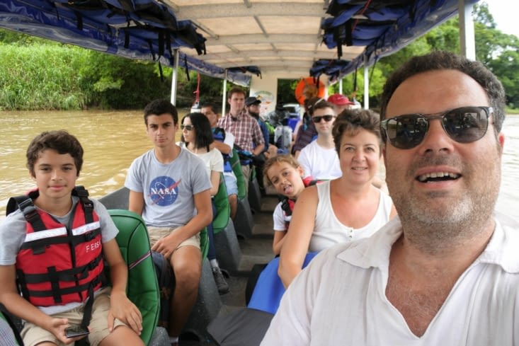 Transit en bateau vers Tortuguero