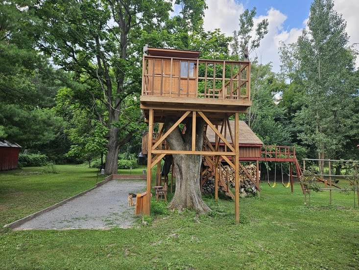 The Treehouse in the garden