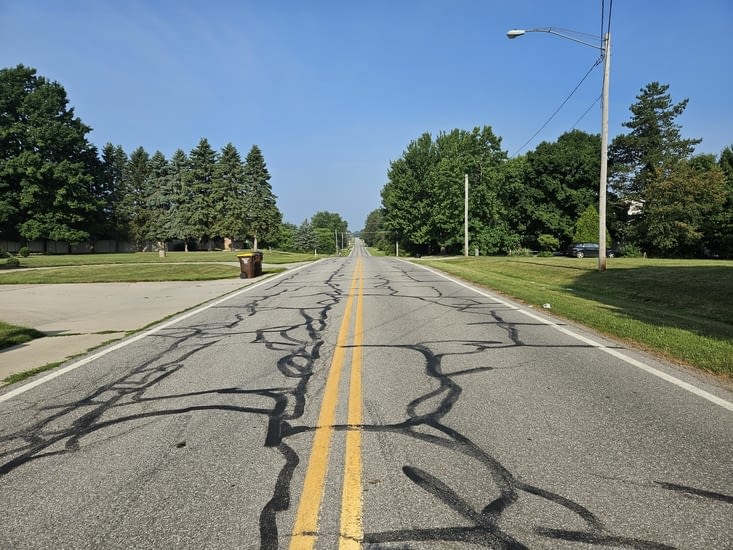 Encore de longues lignes droite