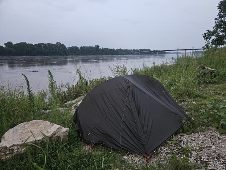 Have a good sleep on the edge of the Missouri river 😉