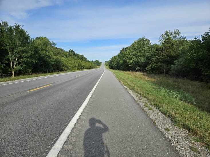 Départ ce matin,  très peu de trafic