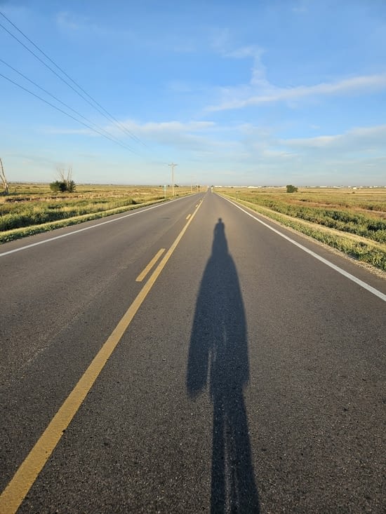 .c'est super agréable de rouler dès le lever du soleil