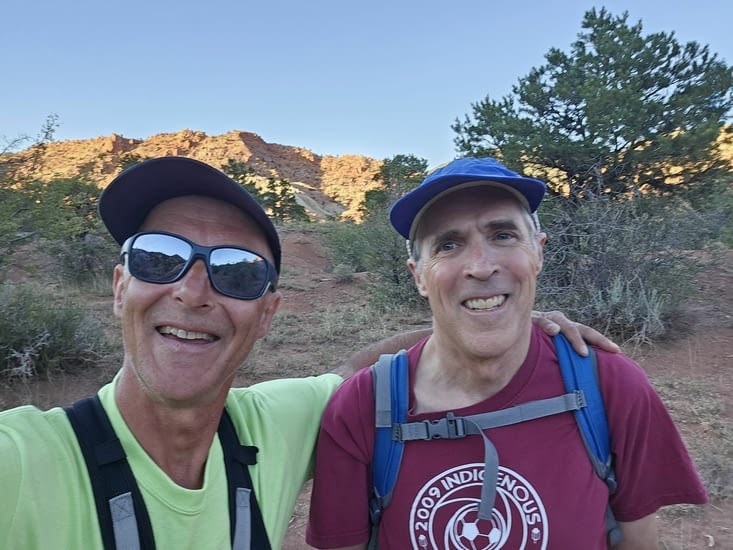 Randonnée avec Mark