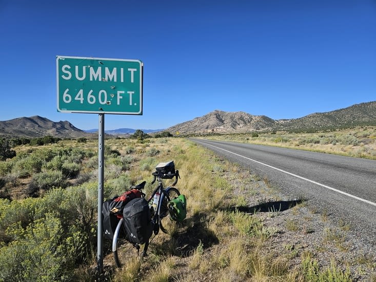 Quelques indications d'altitude à chaque bosse.