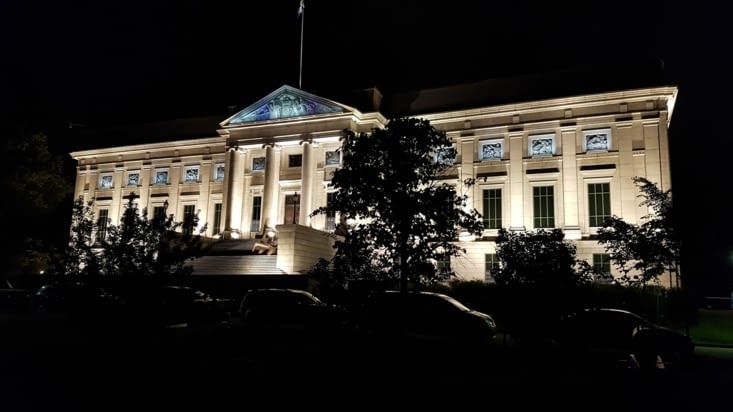 Le musée des Beaux Arts de nuit