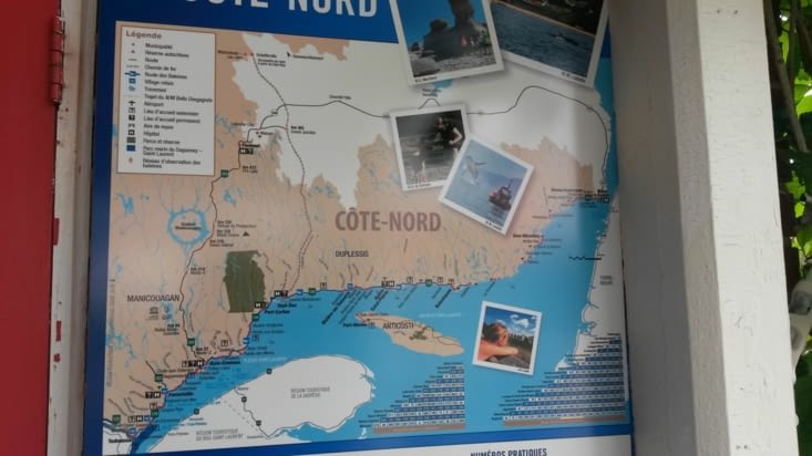 La Côte Nord du Quebec, un vaste territoire