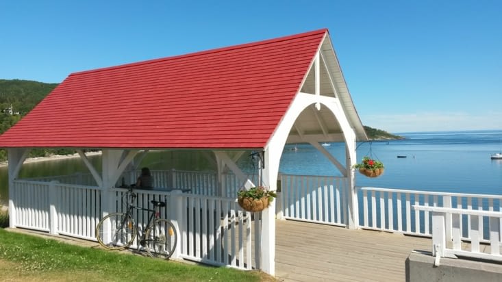 La table de pique-nique "volante" (dixit ma collègue)