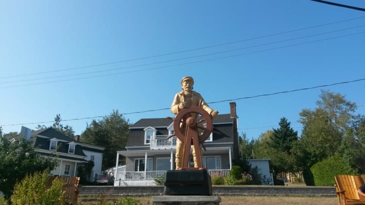 La statue de Jacques Cartier