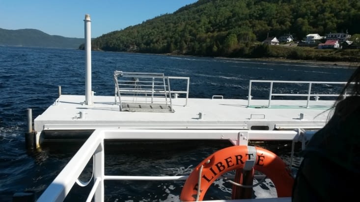 Arrivée à l'Anse Saint Jean
