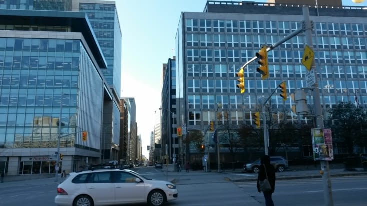 Le centre ville d'Ottawa