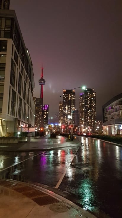 Toronto sous la pluie