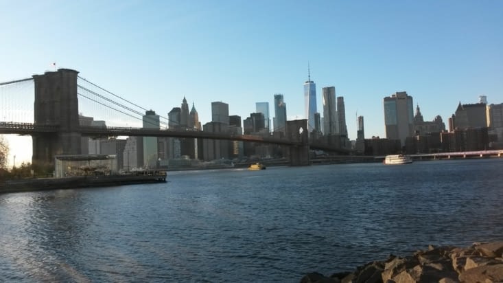 Vue sur le pont de Brooklyn