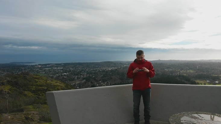 Paul au Mont Douglas