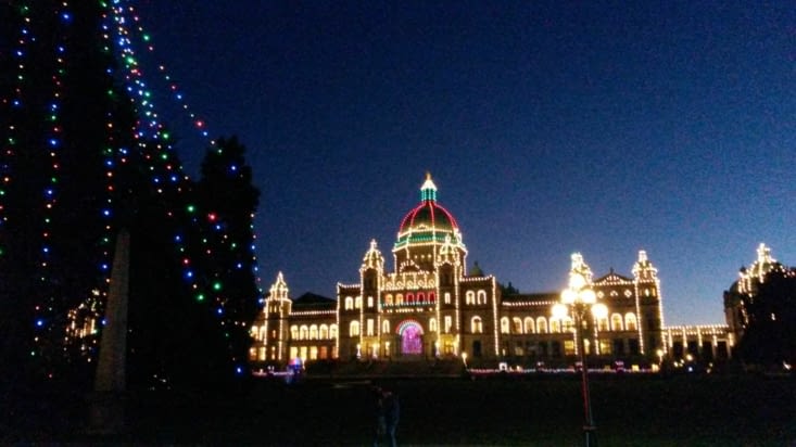 Le Parlement illuminé