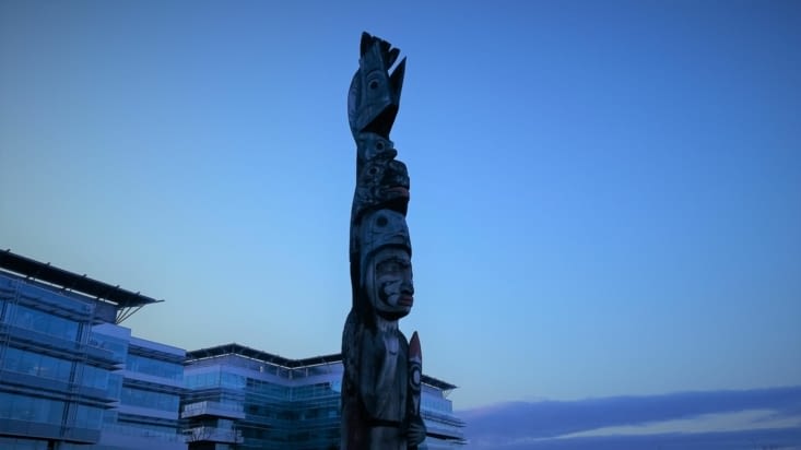 Totem à Esquimalt